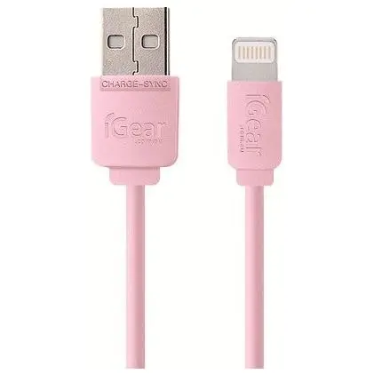 iGear iPhone Charging Cable - Pink