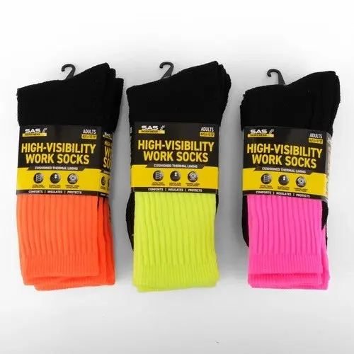 Workwear Socks Thermal Hi-Vis - Adults