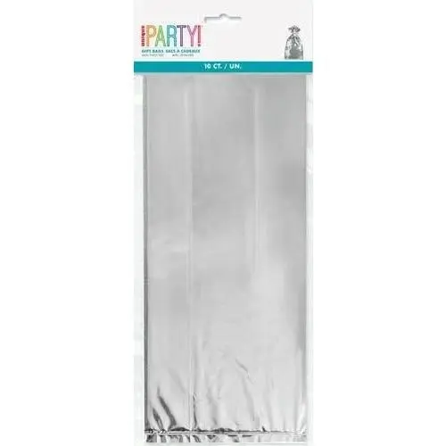 Cello Loot Party Bags - Metallic Silver