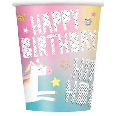 Unicorn - Paper Cups