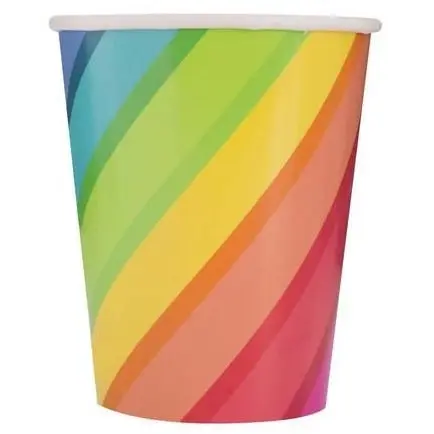 Rainbow Paper Cups