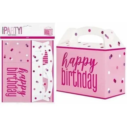 Large Party Boxes - Pink