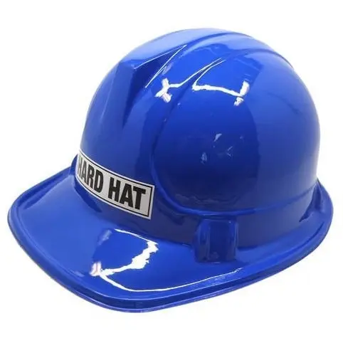 Construction Plastic Dress Up Hard Hat -Royal Blue