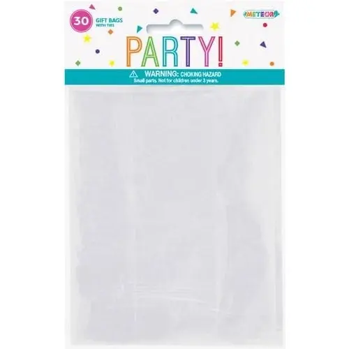 Clear Gift Bags With Ties