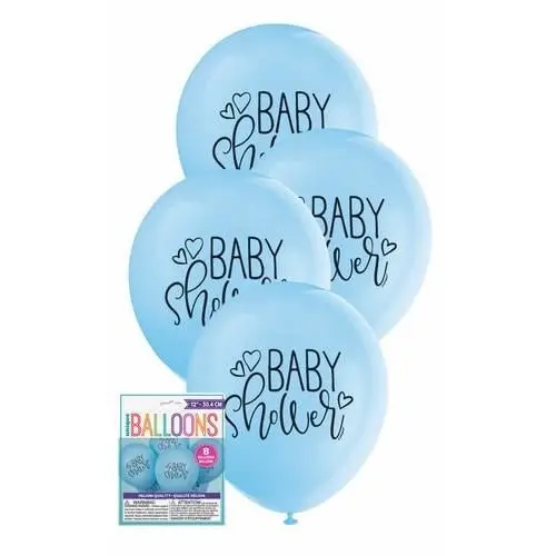 Baby Shower Latex Balloons - Blue