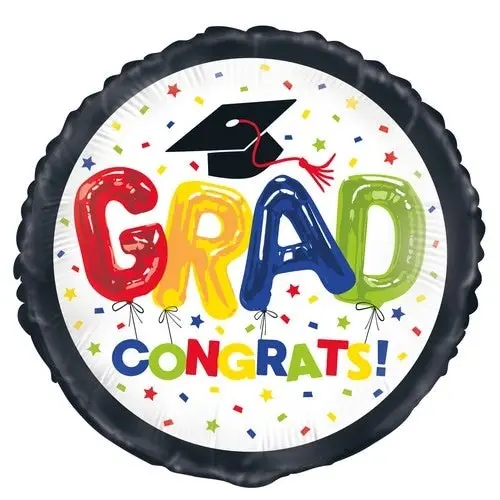 Congrats Grad - Foil Balloon