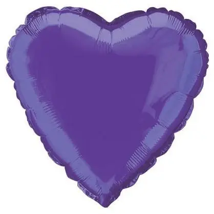 Purple Heart Foil Balloon