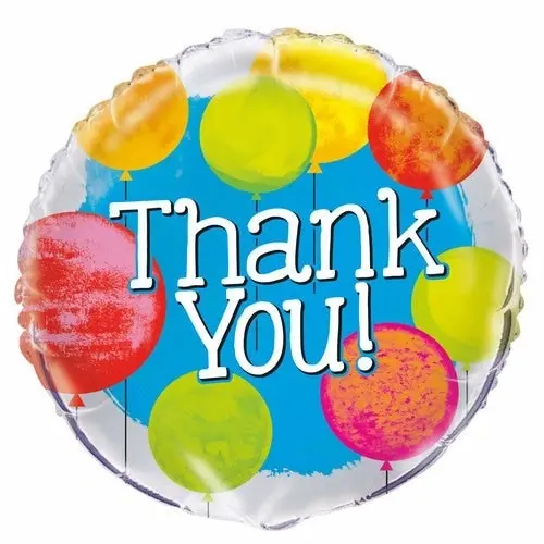 Bright thank You - Foil Balloon