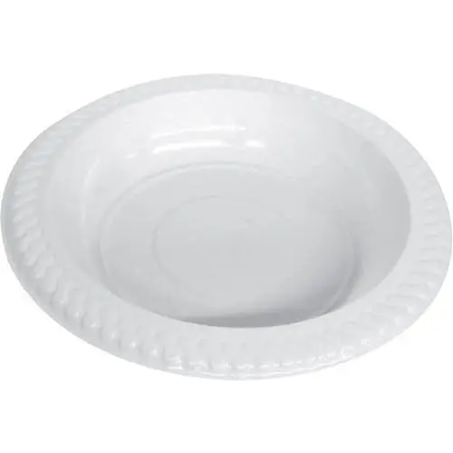 White Plastic Tableware Bowl