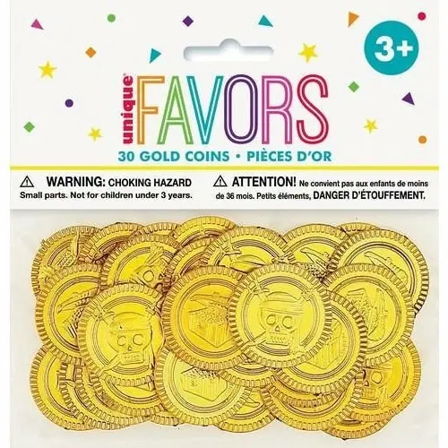 Treasure Gold Coins - Party Favor