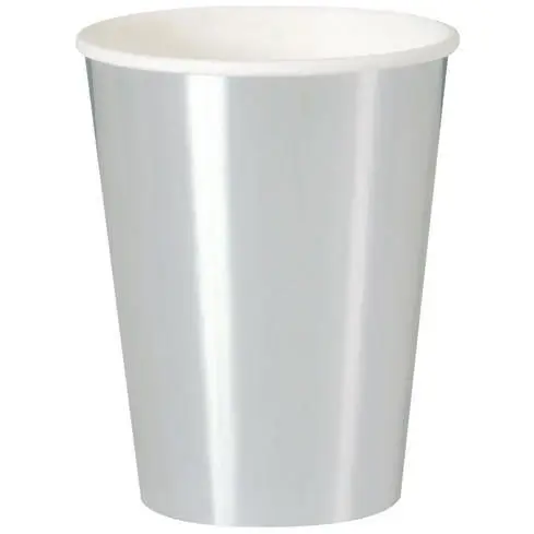 Paper Foil Cups - Silver