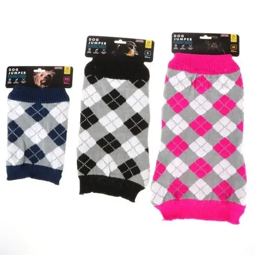 Dog Jumper - Chequered Oreo Series