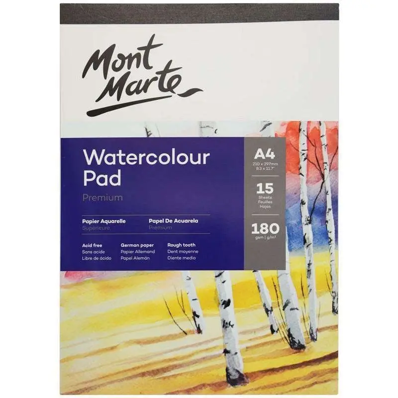 Mont Marte Watercolour Pad - German Paper