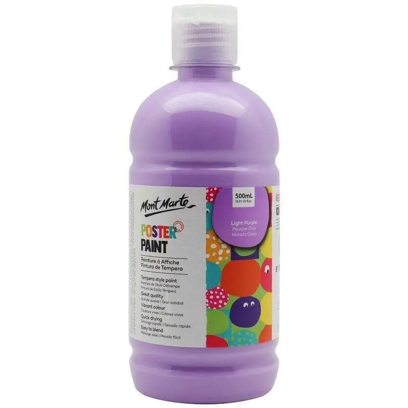 Mont Marte Poster Paint Light Purple 500ml