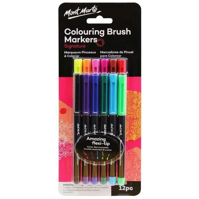 Signature Colouring Brush Markers and Pencils