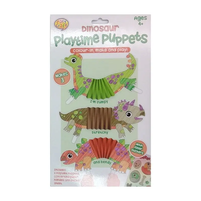 Puppets Craft Kit - Dinosaur