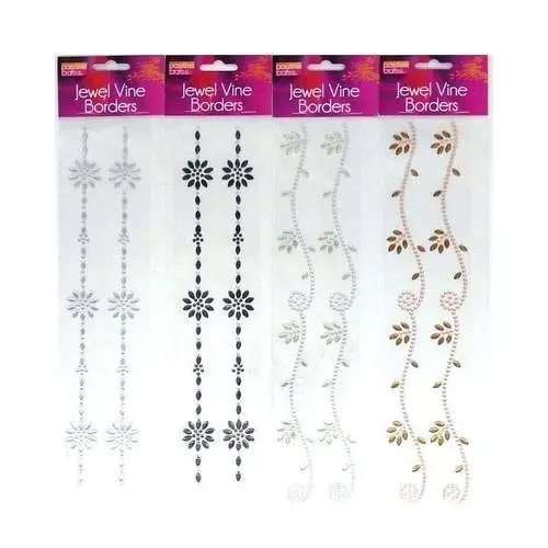 Stickers - Crystal Jewels Vine Border