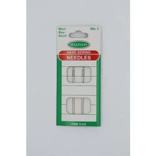 Hand Sewing Needles 2 Pieces - Wool Size Assorted