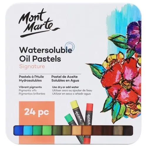 Mont Marte Signature - Water-soluble Oil Pastels Tin Box Set