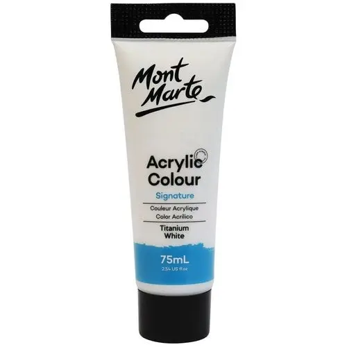 Mont Marte Signature Acrylic Paint - Titanium White