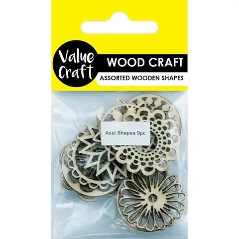 Craft Wood Flower Shapes