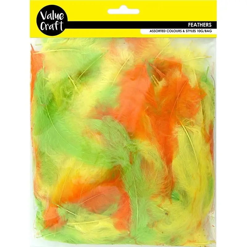 Feathers - Yellow, Lime & Orange