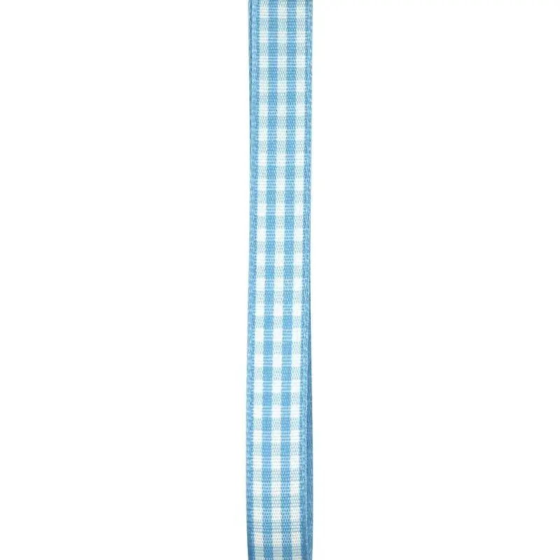 Gingham Ribbon - Blue