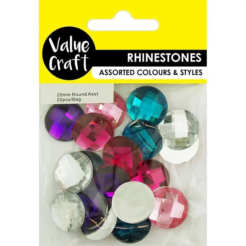 Rhinestones Round - Assorted