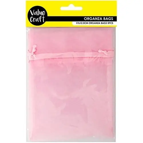 Small Organza Bags - Baby Pink