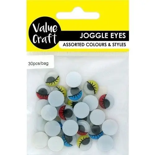 Craft Joggle Eye-Lashes - Assorted Colours