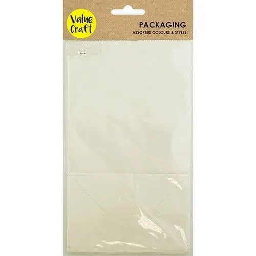 Bags with Gusset Paper - White