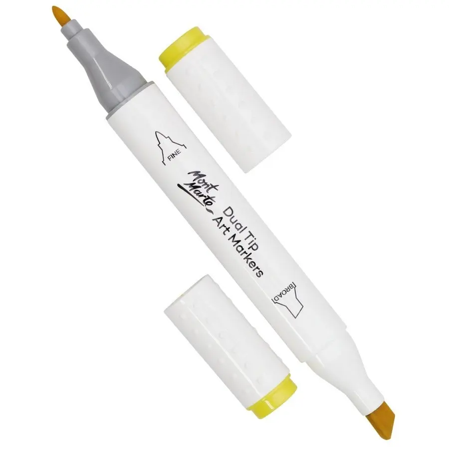 Mont Marte Dual Tip Alcohol Art Marker - Yellow