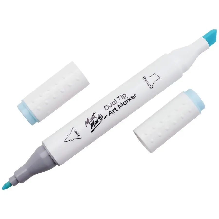 Mont Marte Dual Tip Alcohol Art Marker - Ice Blue