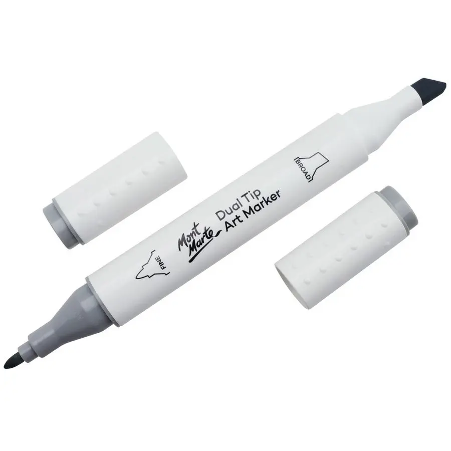 Mont Marte Dual Tip Alcohol Art Marker - Cool Grey