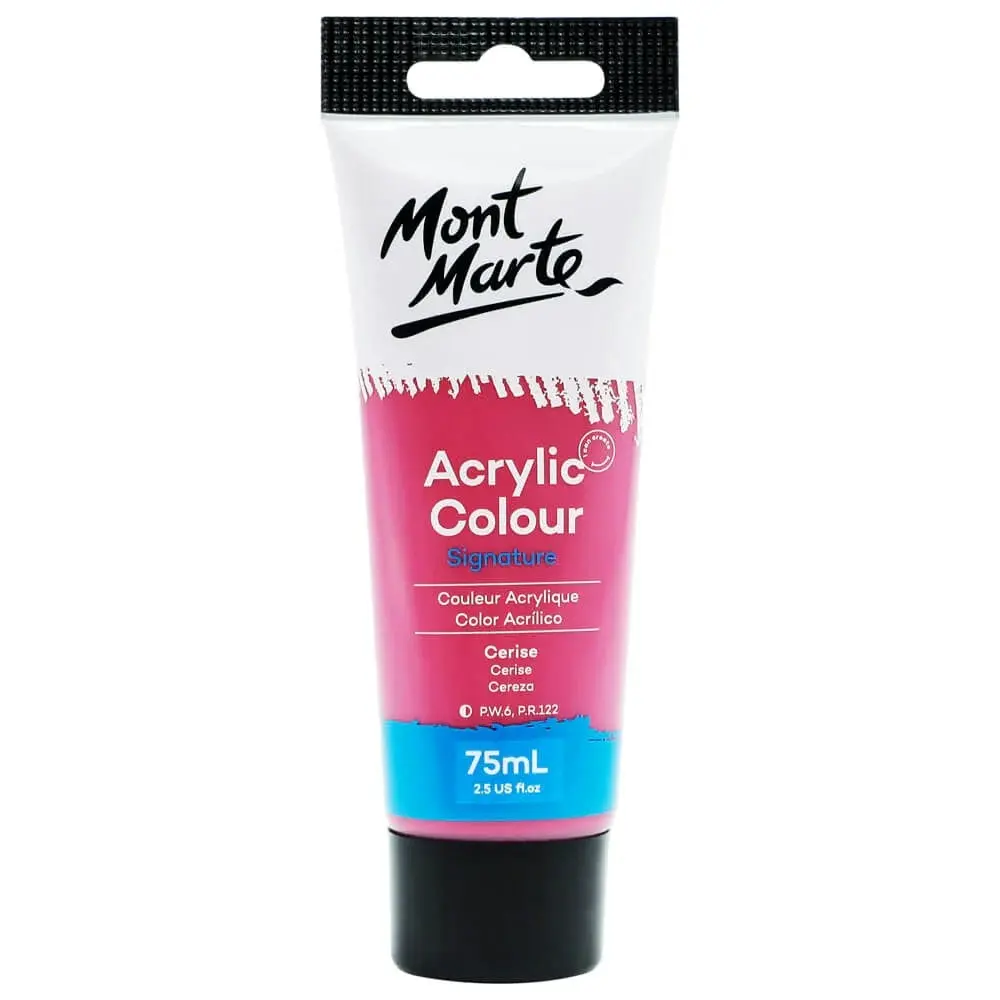 Mont Marte Acrylic Colour Paint - Cerise