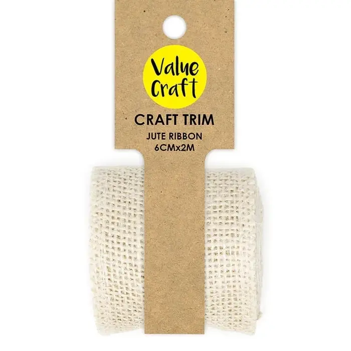 Trim Jute Ribbon - Beige