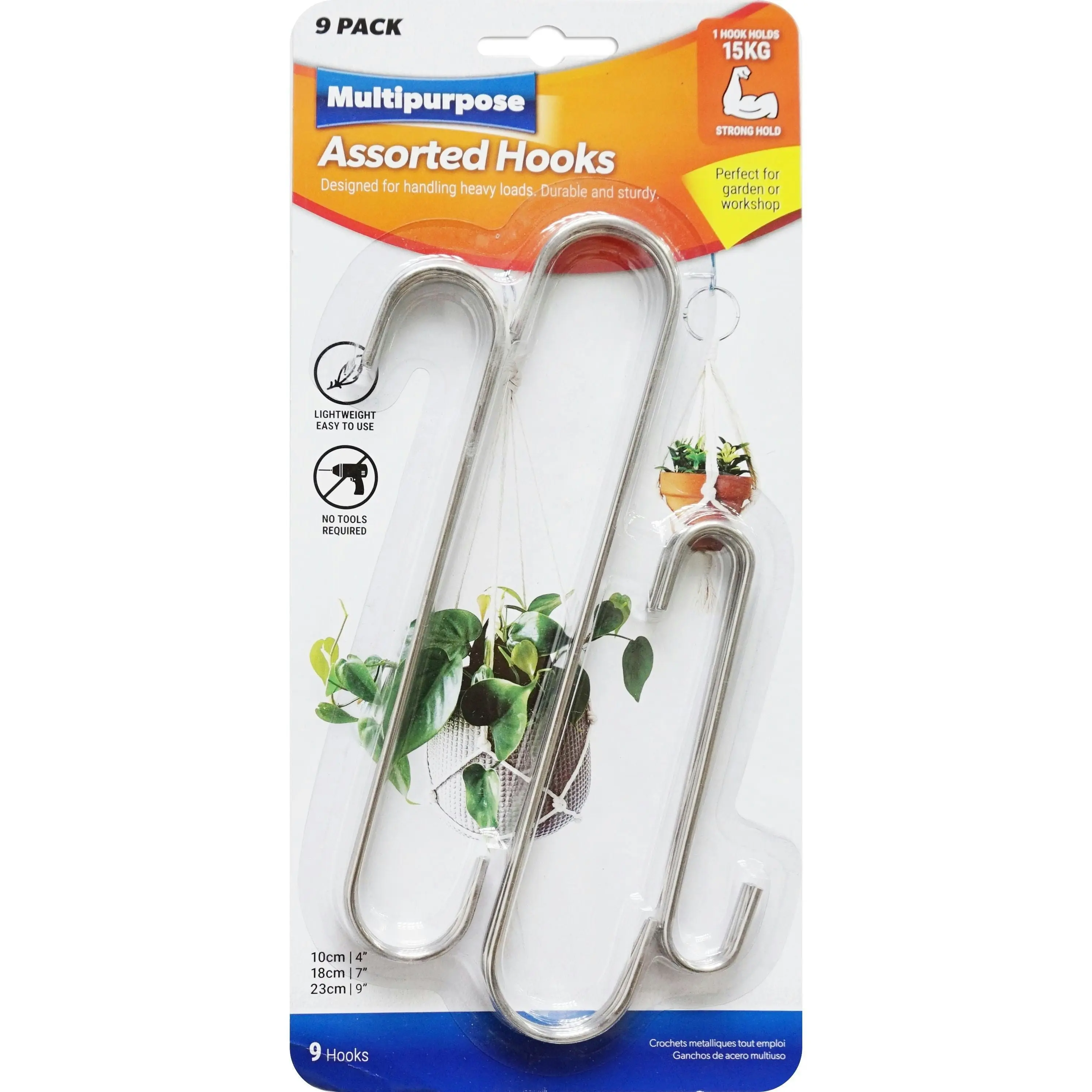 S Shape Hooks Set - Chrome