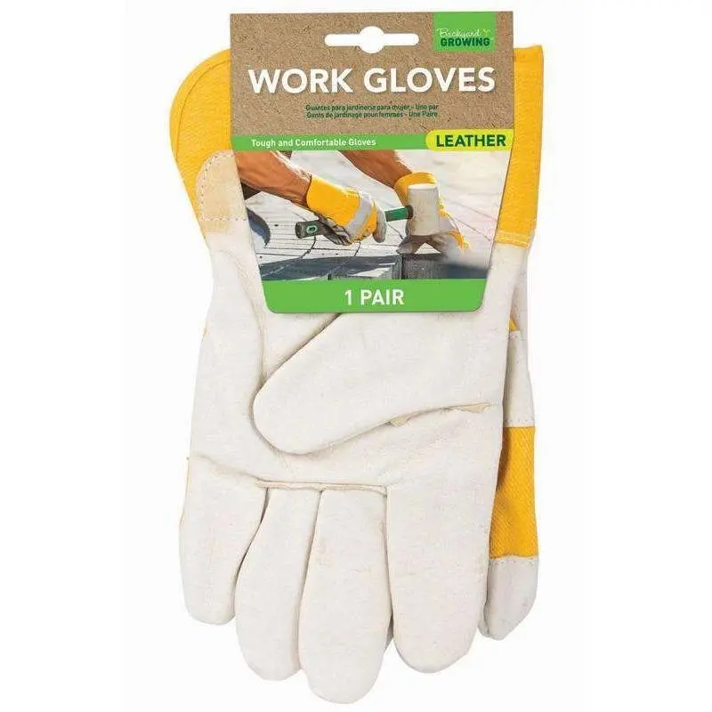 Work Leather Gloves - Men