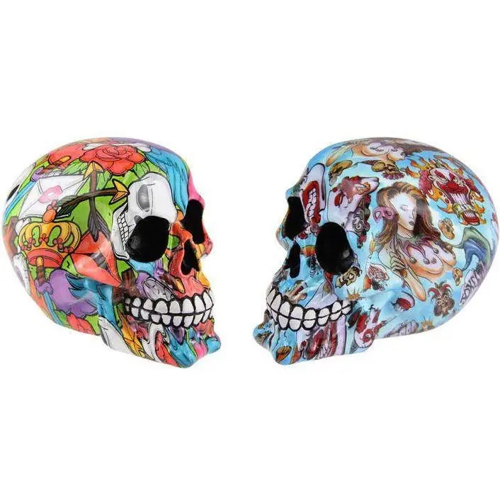 Skull With Funky Designs