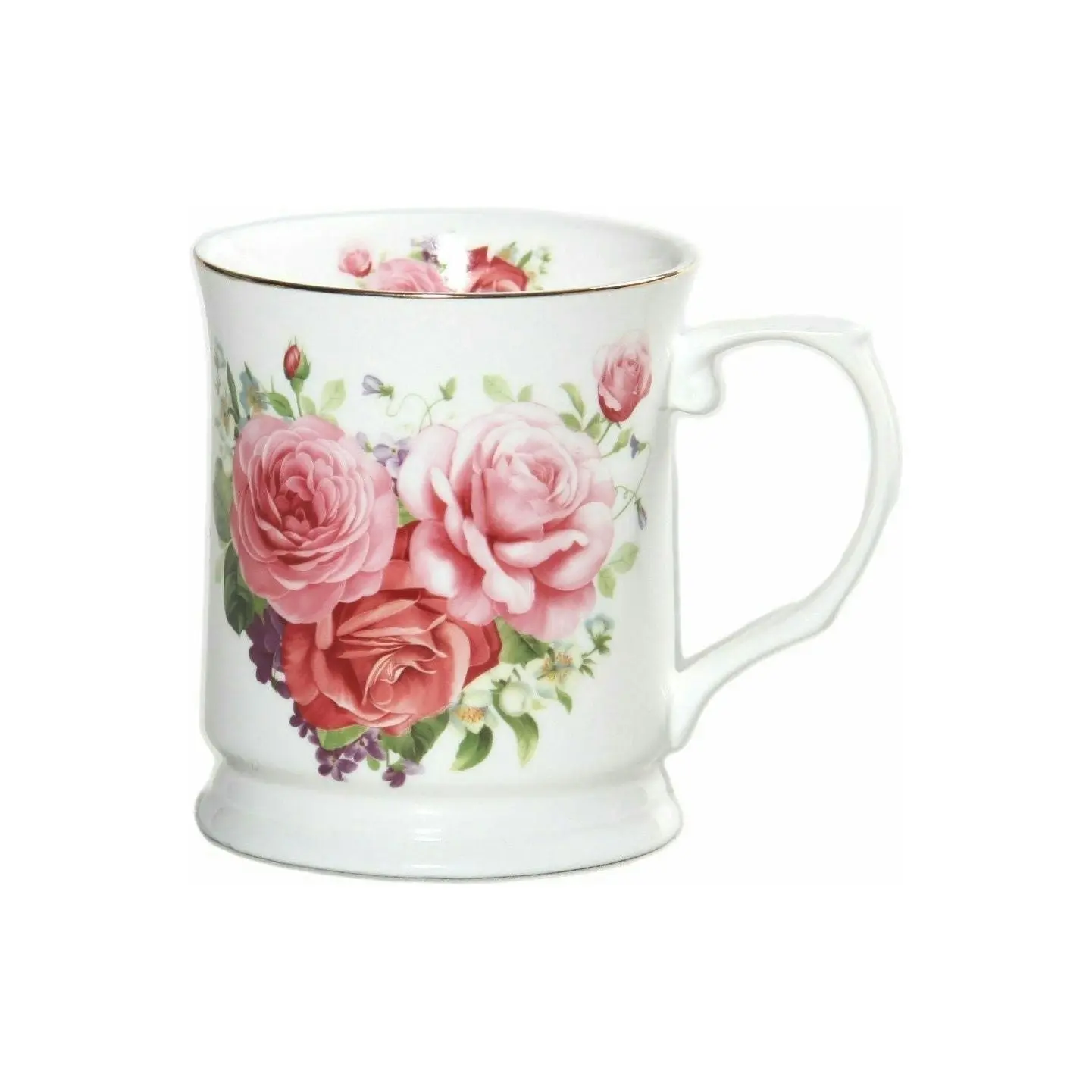 Pink Rose Fine China - Mug