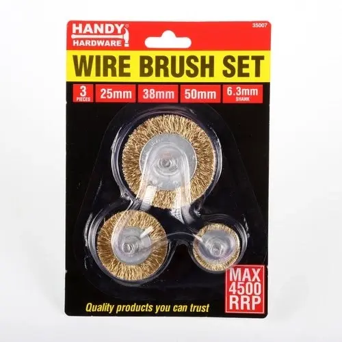 Round Wire Brush Set - Small