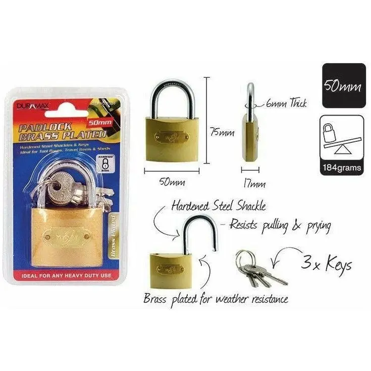 Brass Plated Padlock - DIDNT MIGRATE