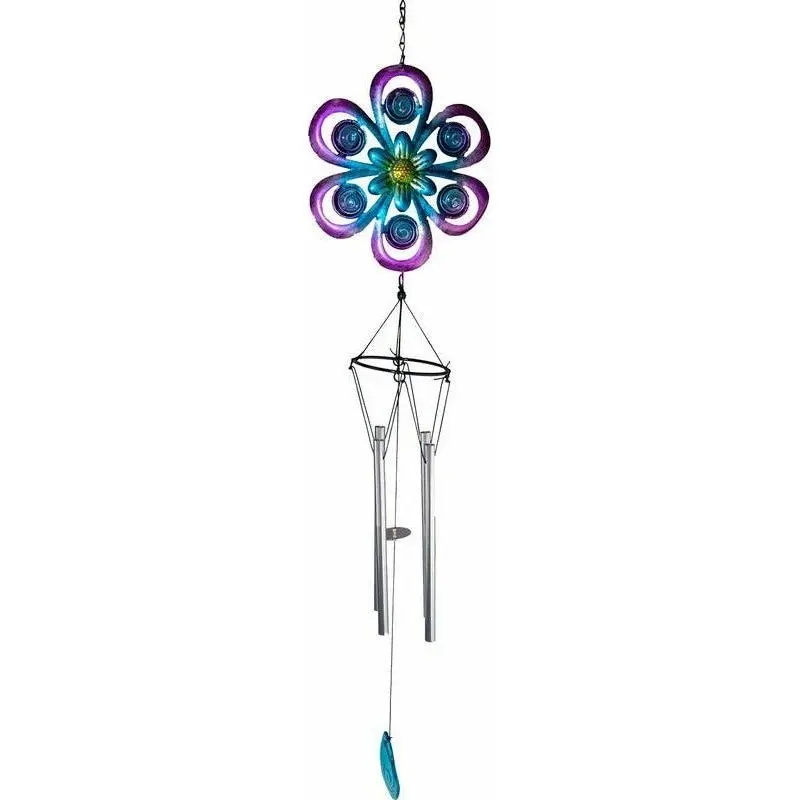 Colourful Flower 4 Tube Wind Chime