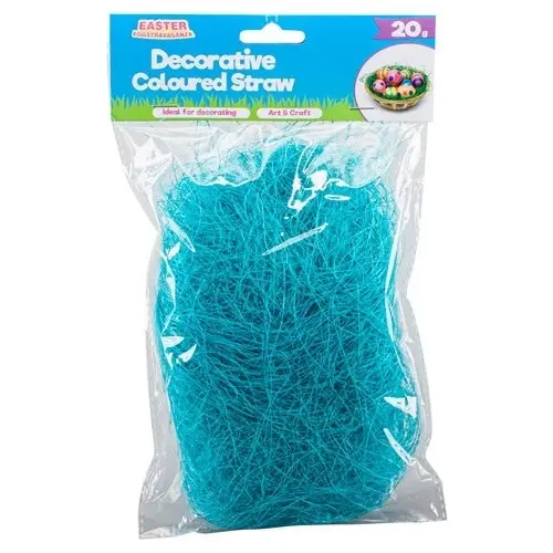 Coloured Decorative Shredded Straw