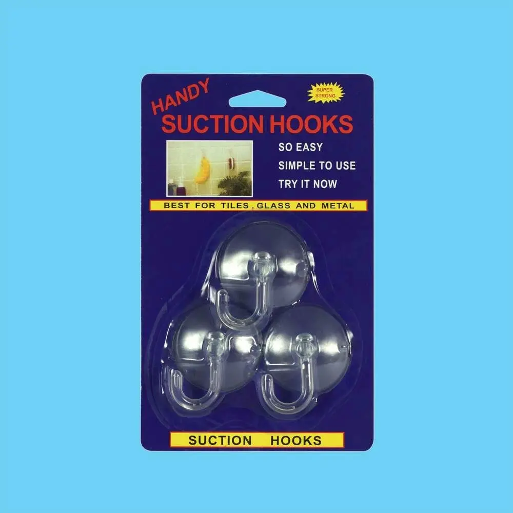 Suction Hooks Clear - Large