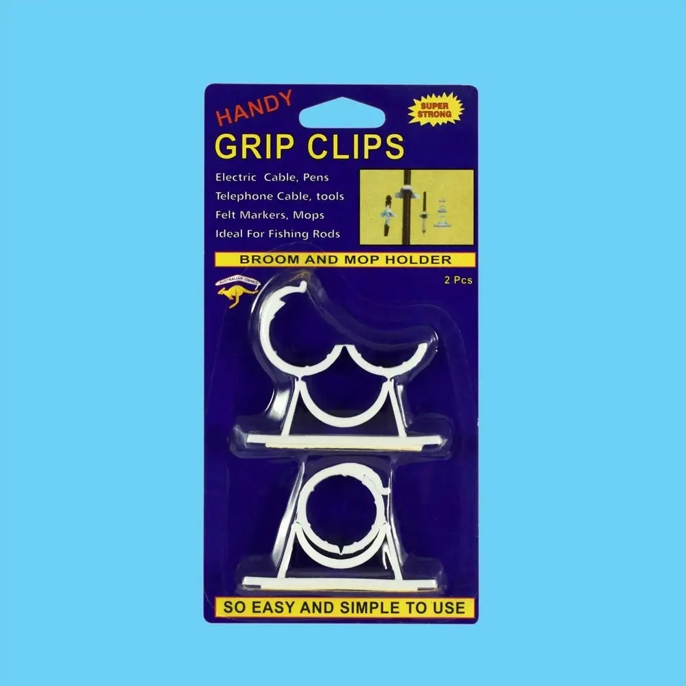 Large Grip Clips - White