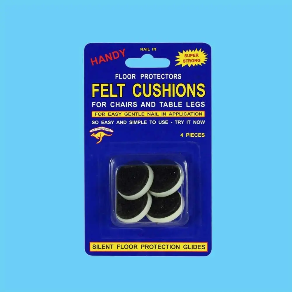 Felt Cushions Nail in - Black