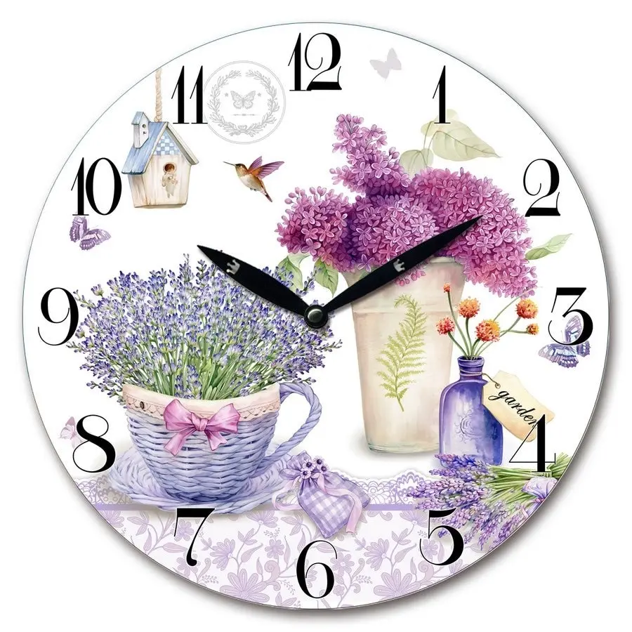 Lavender Wall Clock