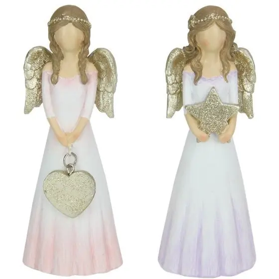 Angel Figurine - Heart or Star