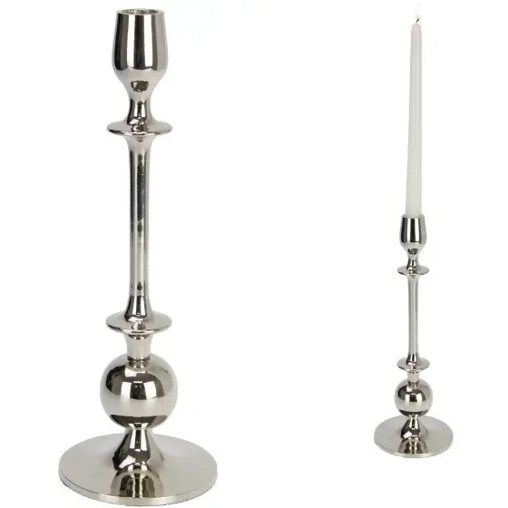 Silver Taper Candle Holder